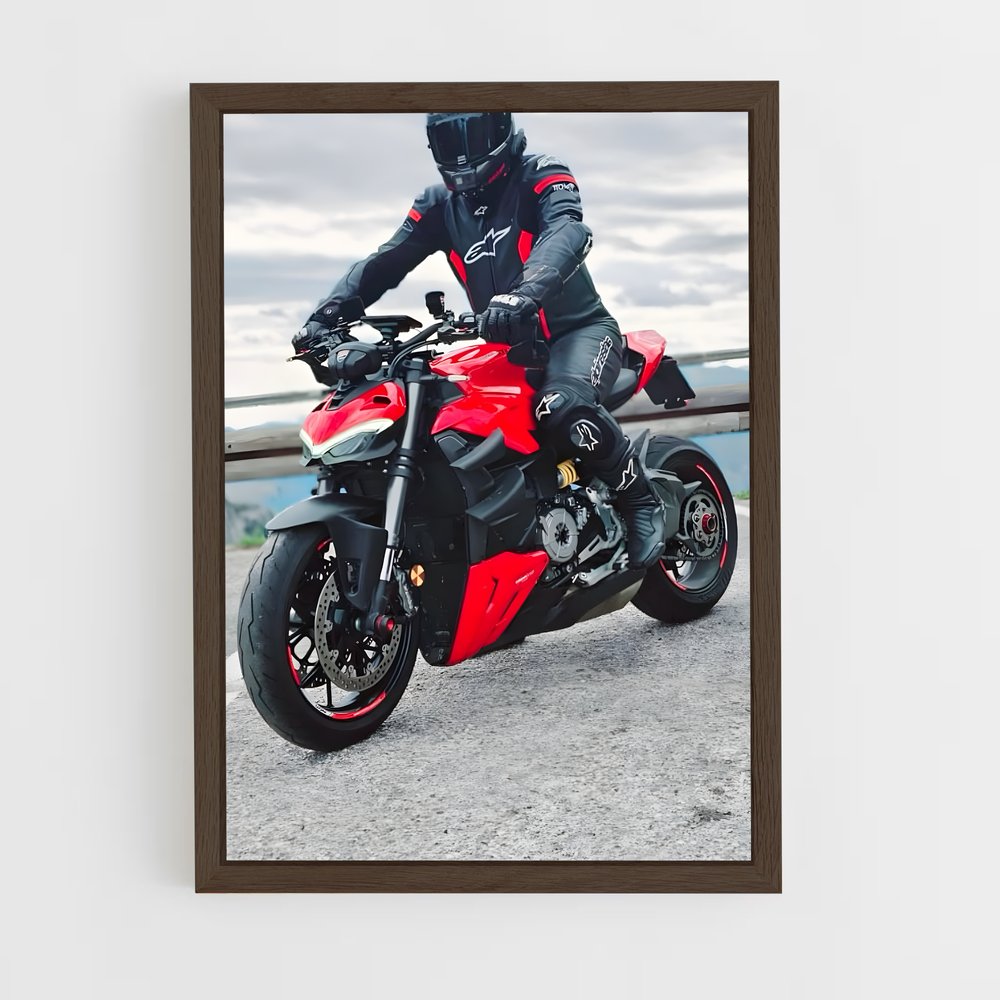 Poster Streetfighter v2 Intrépide – affiche Ducati (vue 5)